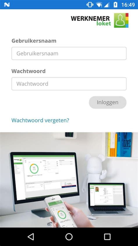 werknemersloket aanmelden.
